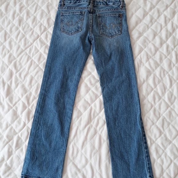 Girl P.S. Straightleg Bootcut Blue Jeans - Size 8R - Picture 3 of 6